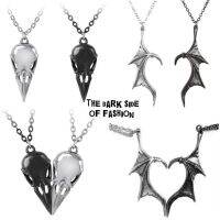 Necklace Wings Dragon Couple