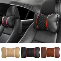 Breatheable Neck Pillow For Car Interior Head Neck Support Cushion Protector Headrest Pillow Car Travel Accessries Seat Cushions