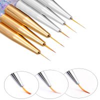 Manicure brush 3Pcs/Set  Lines Liner Drawing Brush UV Gel Pattern Design DIY Painting Nail accessories tools Artist Brushes Tools