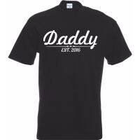 tshirtเสื้อยืดคอกลมฤดูร้อนใหม่ เสื้อยืดแฟชั่น ลาย dad set up 2016-new father andSto4XL  TT31