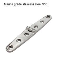 28x152mm Stainless Steel 316 Strap Hinge With 6 Holes 152mm Mirror Polish Marine Boat Hard ware Cast Door Strap Hinges Accessories