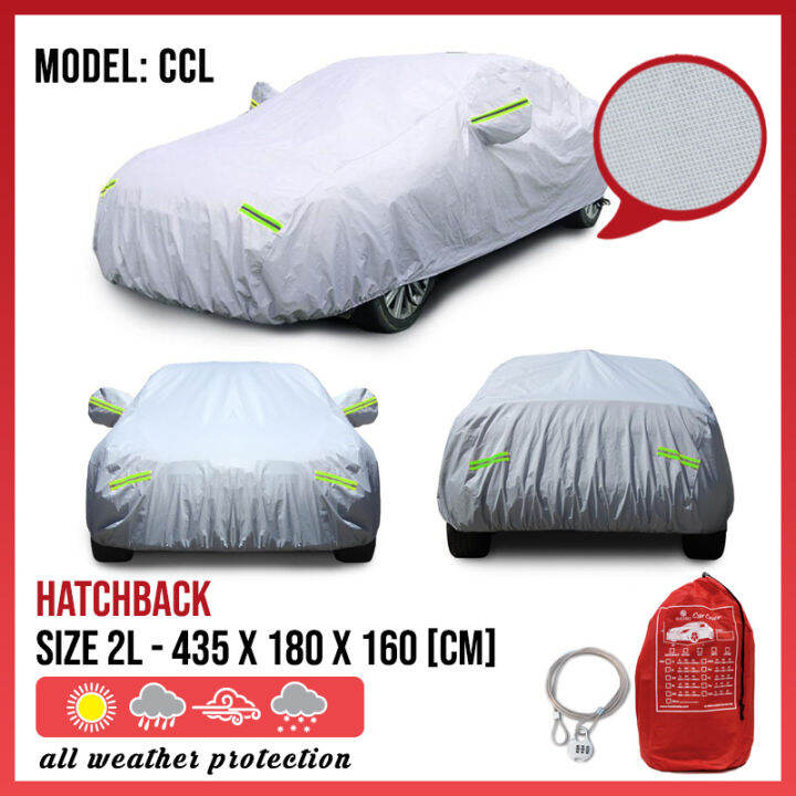 Full Car Cover Rain Dust Resistant Protection for Proton Iriz Honda