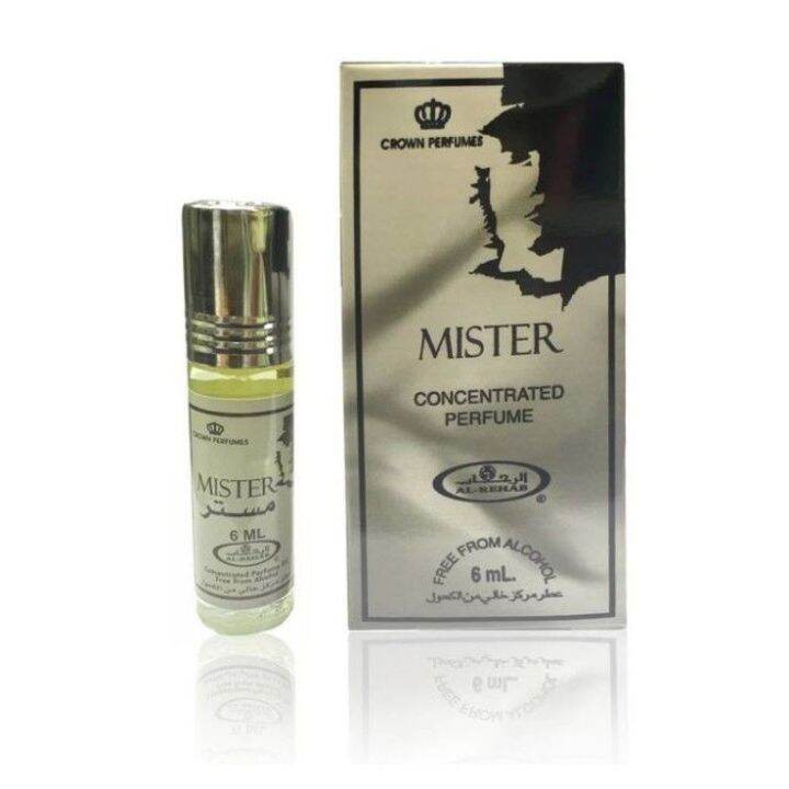 น้ำหอมอาหรับ-mister-by-al-rehab-สำหรับผู้ชาย-วู้ดดี้-เผ็ด-ไม้จันทน์-น้ำหอมปราศจากแอลกอฮอล์