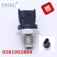 เซ็นเซอร์แรงดันสูงเชื้อเพลิง Erikc 0281002864หัวฉีดคอมมอนเรลสำหรับ Iveco Opel Vauxhall Saab Volvo 0445214159 0445214169