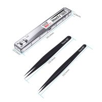 ✻✕ Qianli iNeezy Ultra Fine Tweezers Manual Gringding Non-magnetic Stainless Tweezer BGA Jumper Repair Forceps for Phone Repair