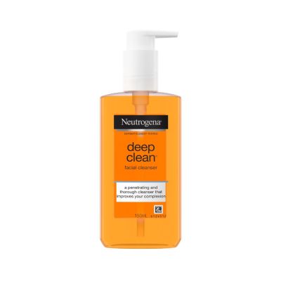 นูโทรจีนา เจลล้างหน้า ดีพ คลีน เฟเชียล คลีนเซอร์ 150 มล. Neutrogena Deep Clean Facial Cleanser 150 ml.