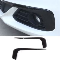 Car Styling Front Fog Lamps Covers Grille Slats Lights Stickers Trim Fit For BMW 1 Series 2017-2020 Auto Exterior Accessories