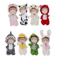 Mini Doll Clothes Cute Pajamas Clothes For 1/12 Doll OB11 Doll Animal Outfit Clothes Accessories Dolls Kids Toys Gift