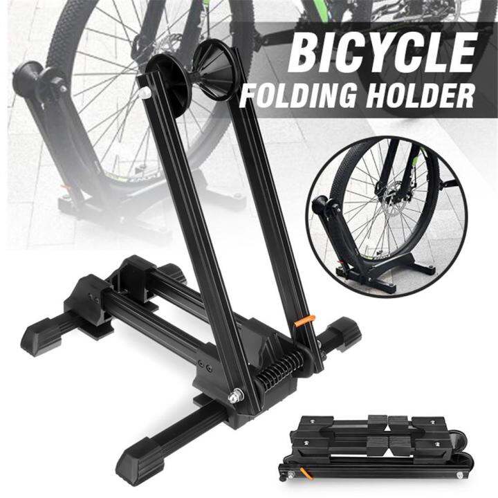 Stand Parkir Sepeda Foldable Bicycle Racks Floor Standing Display Pedok ...