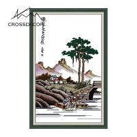 Crossdecor Cross Stitch ออกแบบใหม่คลาสสิกรูปแบบ Aida 14CT 11CT ผ้า Handmade ปักชุดพร้อมวัสดุสำหรับผู้เริ่มต้นตกแต่งสำหรับ Sala Wall - Gossip