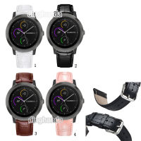 สายนาฬิกาหนังคุณภาพสำหรับ Garmin vivoactive 3 Music