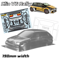 110 PC RC Shell body Clio Rally car 260mm Wheelbase Transparent Shell Body for LC PTG TAMIYA XV-01 SNRC DT2 Hsp 94118