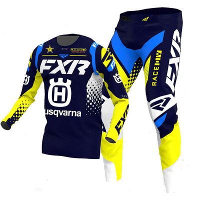 ชุดแข่ง2023 FXR ชุดเกียร์สำหรับขี่สำหรับชุดขี่จักรยาน Jersey ทุกเพศเสื้อเจอร์ซีย์และกางเกง