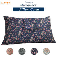 Printed Pillow Covers Set of 1 Envelope Pillowcase 48x74cm Washable Bolster Case