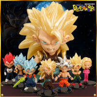 10เซนติเมตร D ragon B All Z 2D 7ชิ้นซูเปอร์ยานอะนิเมะรุ่นคุผัก gogeta ตุ๊กตาเค้กตกแต่งคอลเลกชันตกแต่งของเล่นของขวัญ