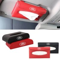 Car Logo Tissue Box Napkin Paper Bag For Range Rover Evoque Discovery Defender Freelander L322 L319 SVR Velar Sport Overfinch