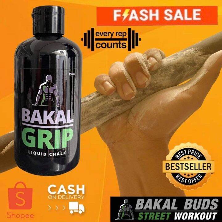 Bakal grip liquid chalk 250mL bakal buds street workout calisthenics