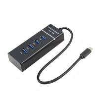 4พอร์ต USB C HUB 3.0 Type-C Splitter อะแดปเตอร์ถ่ายโอนข้อมูลความเร็วสูงสำหรับ iMac ศัพท์พีซีอุปกรณ์คอมพิวเตอร์ USB-C Hub