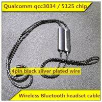 Newprodectscoming Qualcomm QCC3034 QCC5125 HIFI lossless Bluetooth cable APTX HD ear mounted CVC VOICE noise reduction Bluetooth 5.2 4Pin black