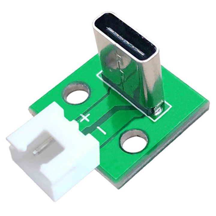 data-charging-cable-jack-test-board-with-pin-header-90-degree-type-c-female-male-connector-test-pcb-board-adapter-power-supply-wires-leads-adapters