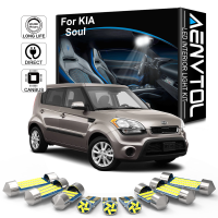 AENVTOL Canbus สำหรับ Kia Soul 2010 2011 2013 2017 2018 2019 2020 2021อัตโนมัติ LED ภายในแสงป้ายทะเบียนโคมไฟอุปกรณ์เสริมชุด