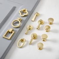 ◕ Zinc Alloy Furniture Handle Hardware Black Gold Cabinet Pulls 3 Inch - Gold Cabinet - Aliexpress