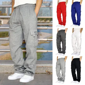 Loose Wide Leg Pants Pockets Men - Best Price in Singapore - Feb 2024