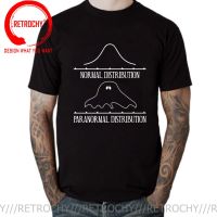 Funny Normal Distribution Paranormal Tshirts Men Cotton Humor Distribution Math Shirt Geometric Tee Short Sleeved Summer T-Shirt