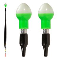 ☞ 2Pcs Night Fishing Floats LED Luminous Rods Eye-catching Float Tail Light Electronic Fishing Floats Fish Visual Assistant