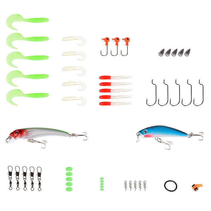 retcmall6-2-1m-telescopic-fishing-rod-and-reel-combo-full-kit-spinning-fishing-reel-gear-organizer-pole-set-with-100m-fishing-line-lures-hooks-jig-head-and-fishing-carrier-bag-case-fishing-accessories