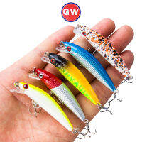 1PCS 6G/5Cm Minnow เหยื่อล่อปลาเลเซอร์ Hard เหยื่อปลอม3D Fishing Tackle เหยื่อตกปลา