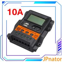 JPnator 12/24V 20A 30A 10A พลังงานแสงอาทิตย์เครื่องควบคุมการชาร์จจอ LCD ตัวควบคุมคู่ USB 5V แผงโซล่าเครื่องควบคุมการชาร์จ