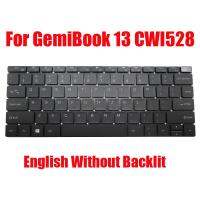 แป้นพิมพ์แล็ปท็อปสำหรับ Chuwi สำหรับ Gemibook 13 CWI528 MB2757001 PRIDE-K3918ภาษาอังกฤษเราสีดำโดยไม่มีไฟพื้นหลังใหม่