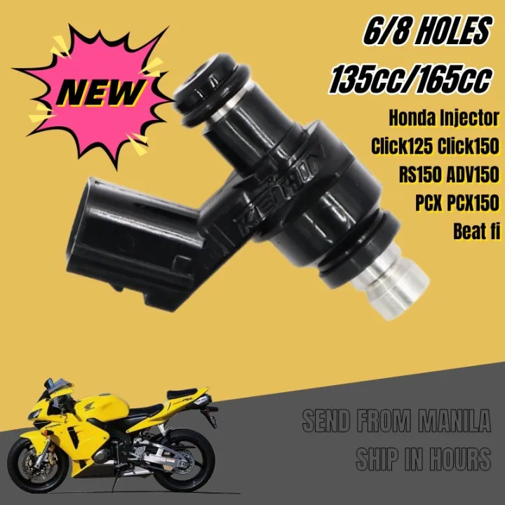 Hight performance HONDA Motor Fuel Injector 6 holes 8 holes for RS150 Click125 Beat fi Click150