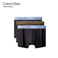 Calvin Klein กางเกงในชาย แพ็ค 3 ชิ้น Micro Stretch ทรง Low Rise Trunk รุ่น NB2569 GEV - สี MultiColor