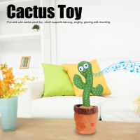 Cactus Plush Toy Cute Electronic Singing Dancing Cactus Toy Support Glowing Recording