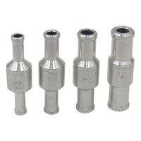 ┇▤❄ 6/8/10/12mm Aluminium Alloy One Way Fuel Non Return Check Valve Petrol Diesel For Car Automobile Oil Water Pumps