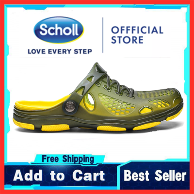 Scholl รองเท้า Scholl เกาหลีสำหรับผู้ชาย,รองเท้าแตะ Scholl รองเท้าแตะผู้ชายรองเท้าแตะลำลองแฟชั่น Scholl Kasut Lelaki Selipar รองเท้าแตะรองเท้าแตะชายหาด Scholl รองเท้าแตะสำหรับผู้ชายรองเท้าน้ำ Scholl Men-AS2027