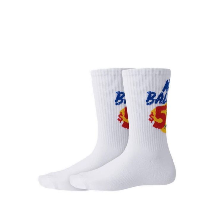 New Balance NB Essentials 574 Midcalf 2 Pairs Unisex Socks - White ...