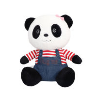 Spot parcel post Plush Toy Dressing Giant Panda Doll Zoo Souvenir Childrens Birthday Gifts Cowboy Panda Doll