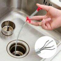 Kitchen Sewer Dredger  Spring Pipe Cleaner  Flexible Gripper  Household Hair Traps Drains