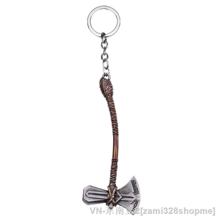 yf-cartoon-odinson-stormbreaker-alloy-pendant-keychains-car-chain-hanging-jewelry-gifts