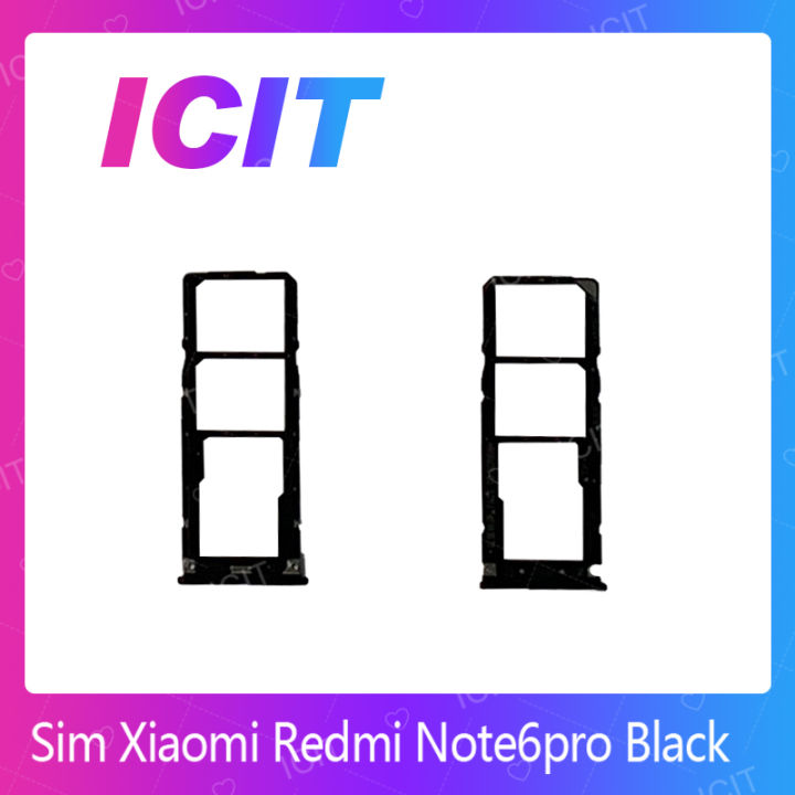 Xiaomi Redmi Note 6 Pro  (รูปผิด สินค้าจริงมี2ช่อง) อะไหล่ถาดซิม ถาดใส่ซิม Sim Tray (ได้1ชิ้นค่ะ) สินค้าพร้อมส่ง คุณภาพดี อะไหล่มือถือ (ส่งจากไทย) ICIT 2020