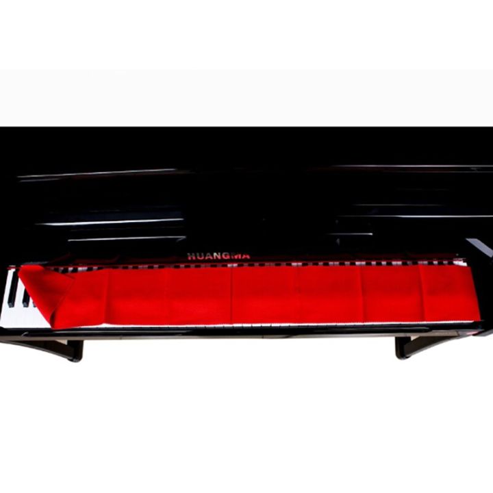 ผ้ากันฝาครอบกันฝุ่นคีย์บอร์ดเปียโนสำหรับการดูแลทำความสะอาดเปียโน88คีย์