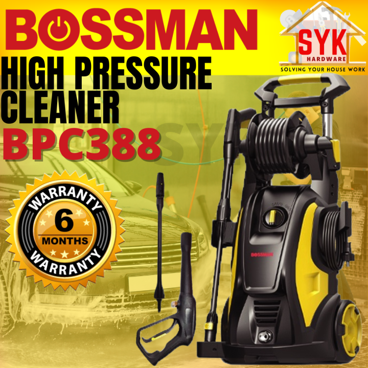 SYK BOSSMAN BPC388 High Pressure Cleaner Water Jet Sprayer Car Washer