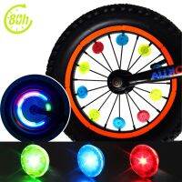 ◈ LED Bicycle Spoke Light Waterpro3 Modes MTB Hot Wheel Lamp Children Balance Car Safety Warning Taillight Decor Bike Accessories