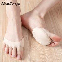 Alisa แผ่นรองรองเท้าดูแลเท้า Sonya Forefoot,แผ่นรองฝ่าเท้าผ้ารังผึ้งแผ่นรองฝ่าเท้าถุงเท้าแบบมองไม่เห็นสำหรับผู้หญิงและผู้ชายแผ่นรองจมูกแบบนำกลับมาใช้ใหม่ได้