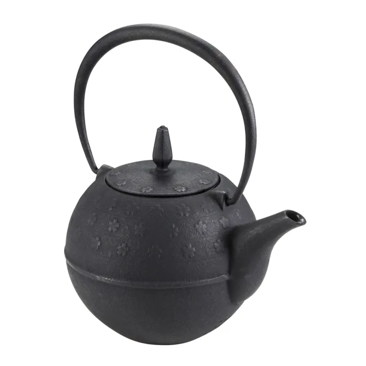 Nanbu Ikenaga Ironware Japanese Cast Iron Tea Pot with Stainless Steel