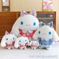 Jfsq80843 Sanrio Cinnamoroll Boneca De Pelúcia Para Meninas Travesseiro Recheado Desenhos Animados Brinquedo Bonito Plushie Decorão Do Quarto Aniário E Presental