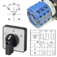 Activity Price L-0-R 20A/32A Cam Switch Rotary Switch Changeover Control Switch Panel Mounted